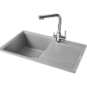 Кухонная мойка GRANULA GR-7804 алюминиум 7804 ALYUMIHIYM